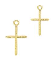 Vermeil Gold Cross Charm