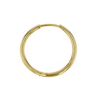 Vermeil 22x1.6mm Endless Hoop Earring