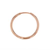 Rose Gold Vermeil 22x1.6mm Endless Hoop Earring