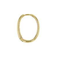 Vermeil Oval Click Earring