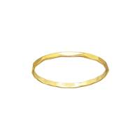 Gold Filled Hammered Stacking Ring