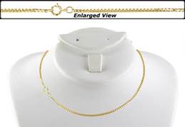 Gold Filled Ready to Wear Box Chain 1.5mm Width