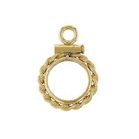 Mounting Rope Gold Coin 13x1mm