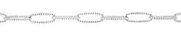 3.0mm Width Sterling Silver Twisted Elongated Cable Chain