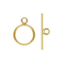 Gold Filled Toggle Clasp 10mm Ring