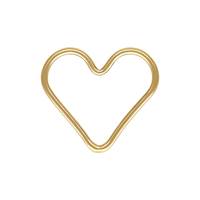 Gold Filled Heart Charm