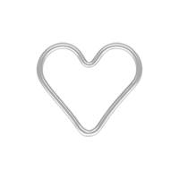 Sterling Silver Heart Charm