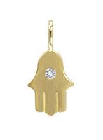 Cubic Zirconia Hamsa Charm