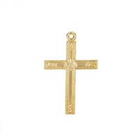 Gold Filled 25x15mm Cross Charm