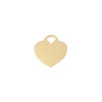 Gold Filled 12mm Heart Charm