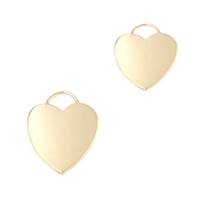 Gold Filled Flat Heart Charm