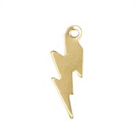 Gold Filled 14mm Lightning Charm