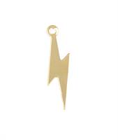 Gold Filled 18x4mm Lightning Charm