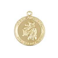 Gold Filled 17.5mm St. Anthony Charm