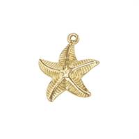 Gold Filled 15mm Star Fish Charm