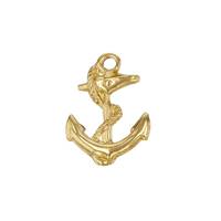 Gold Filled 14x10mm Anchor Charm