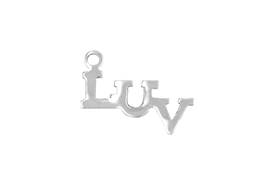 Sterling Silver Luv Charm
