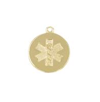 Gold Filled 18mm Medic Charm