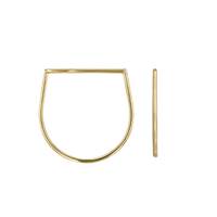 14K Straight Bar Stacking Ring