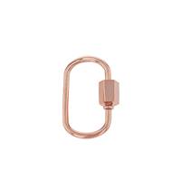Rose Gold Filled Carabiner Clasp