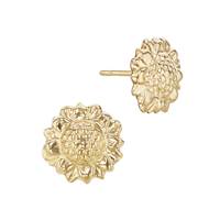 Gold Filled Sunflower Stud Earring