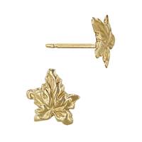 Gold Filled Leaf Stud Earring