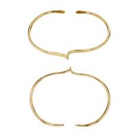 Flat End Twist Bangle Bracelet