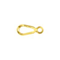 Gold Filled Tear Drop Shape Chain Tag