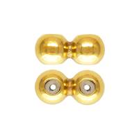 Gold Filled 2 Row Spacer Bead With 0.5 Silicon Hole
