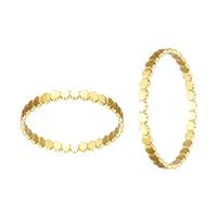 Gold Filled 1.9mm Thick Flat Beaded Ring