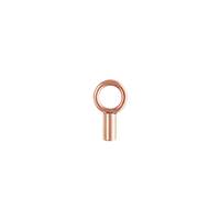 Rose Gold Filled 1.1mm Crimp End Cap