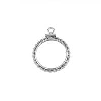 18x1.3mm Width Dime Rope Coin Bezel