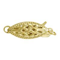 14K Filigree Fish Hook Clasp