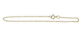 Gold Filled Round Cable Chain Bracelet With Springring Clasp