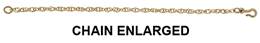 14K Bracelet Safety Rope Chain 1.40mm Width (A)