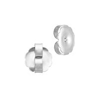 Sterling Silver 9mm Earring Earnut 0.84mm Center Hole