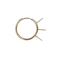 14K Hoop Earring For Pearl