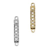14K Diamond Accent One Touch Clasp