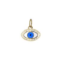 14K Evil Eye Charm