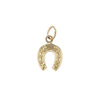 14K Horse Shoe Charm