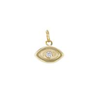 Cubic Zirconia Evil Eye Charm