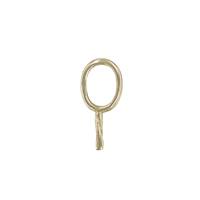 14K Oval Eye Pin