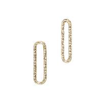 14K Sparkle Paperclip Connector