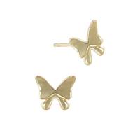 14K Buttefly Stud Earring