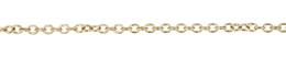 14K Gold Chain 3.0mm Width Oval Cable Chain