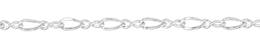 3.0mm Width Sterling Silver Figure 8 Chain