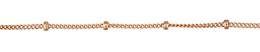 1.0mm Width Curb Satellite Rose Gold Filled Chain