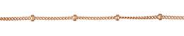 1.0mm Width Curb Satellite Rose Gold Filled Chain