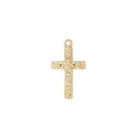 Gold Filled 17x10mm Cross Charm