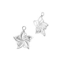 Sterling Silver Swirl Star Charm